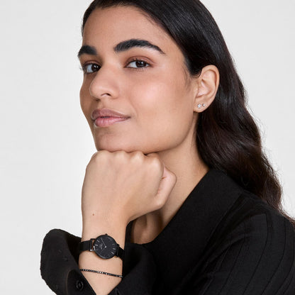 Daniel Wellington Orologio Petite Reflection Black - DW00100798