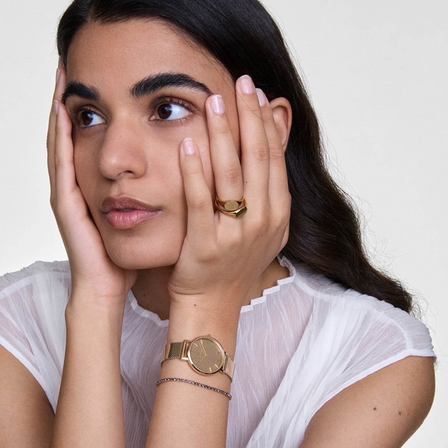 Daniel Wellington Orologio Petite Reflection Gold - DW00100797