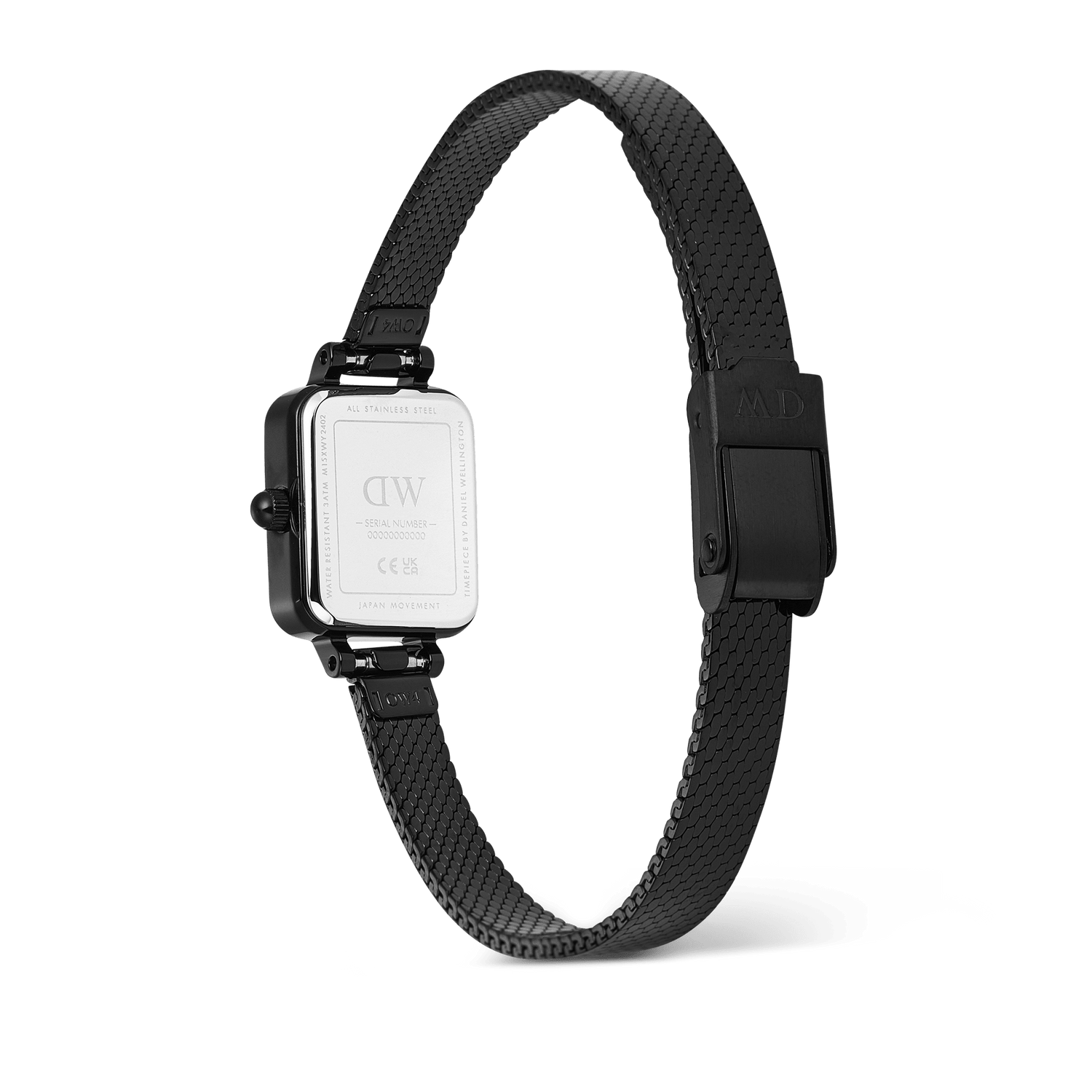 Daniel Wellington Orologio Quadro Mini Reflection Black - DW00100802