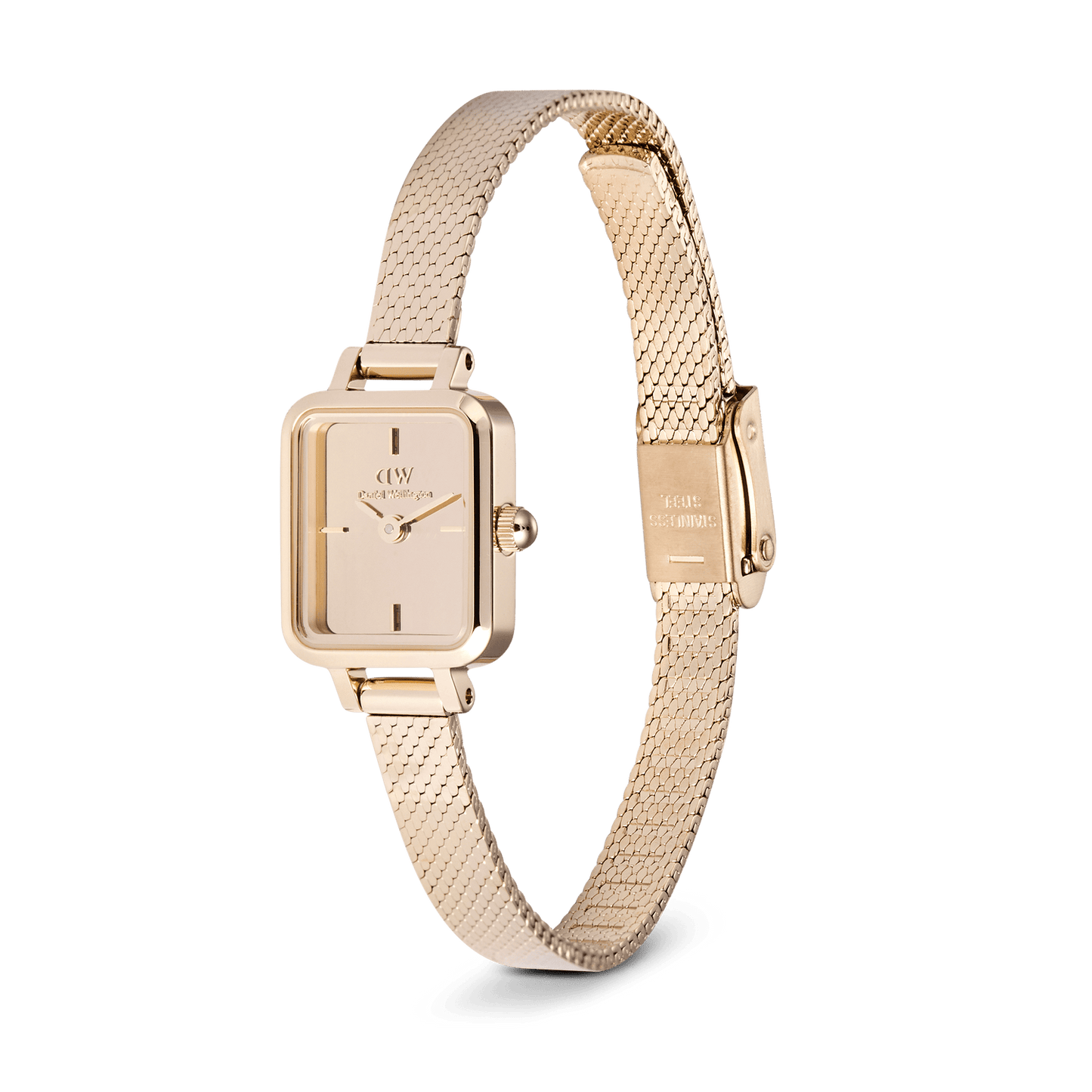 Daniel Wellington Orologio Quadro Mini Reflection Rose Gold - DW00100799