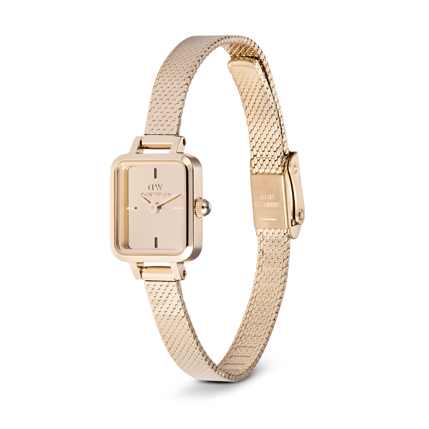 Daniel Wellington Orologio Quadro Mini Reflection Rose Gold - DW00100799