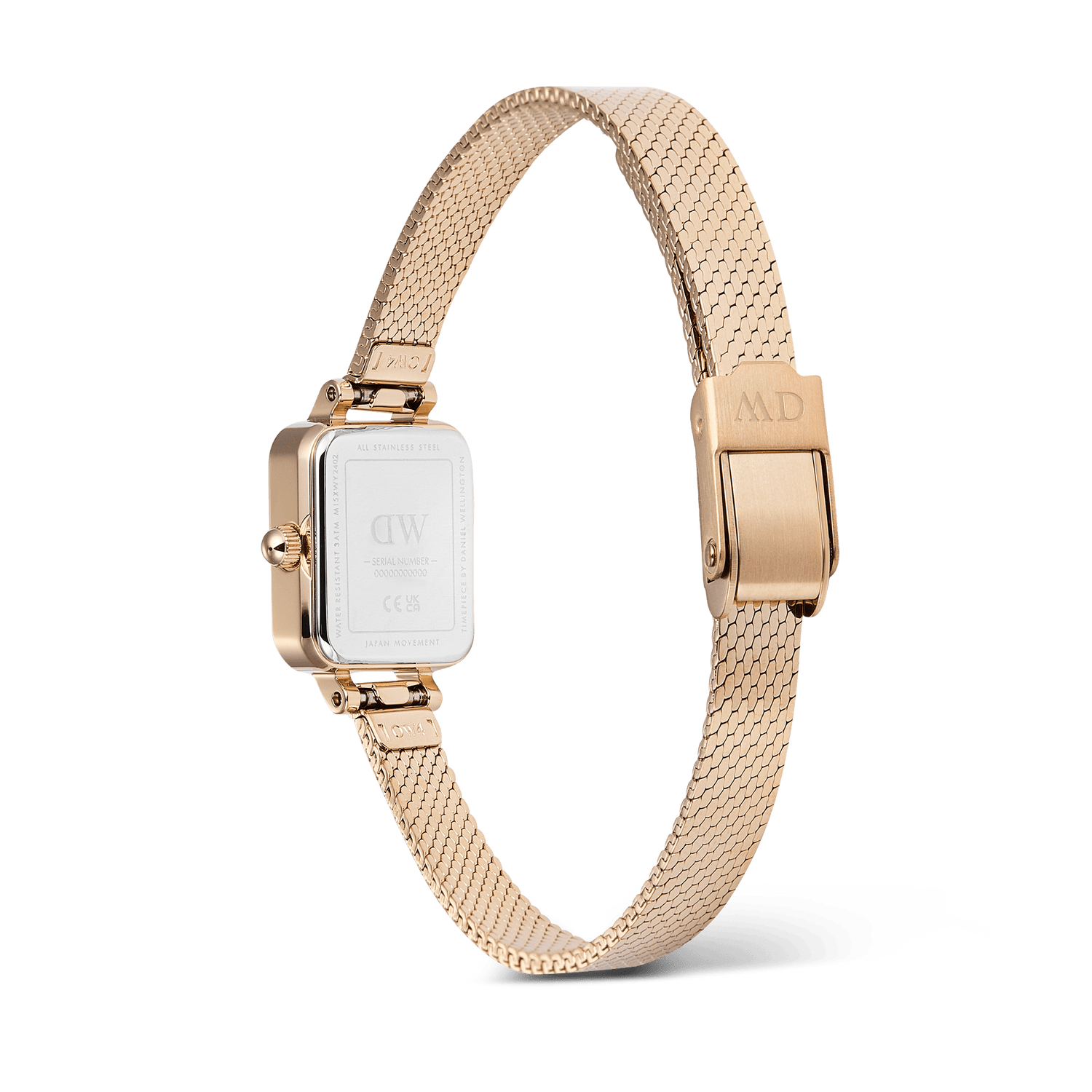 Daniel Wellington Orologio Quadro Mini Reflection Rose Gold - DW00100799