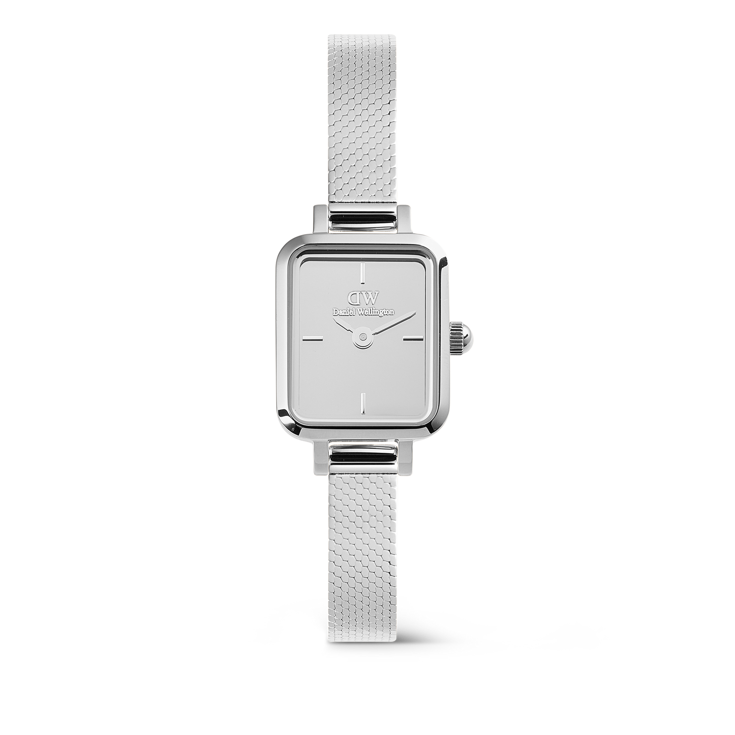 Daniel Wellington Orologio Quadro Mini Reflection Silver - DW00100800