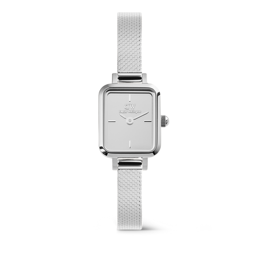 Daniel Wellington Orologio Quadro Mini Reflection Silver - DW00100800