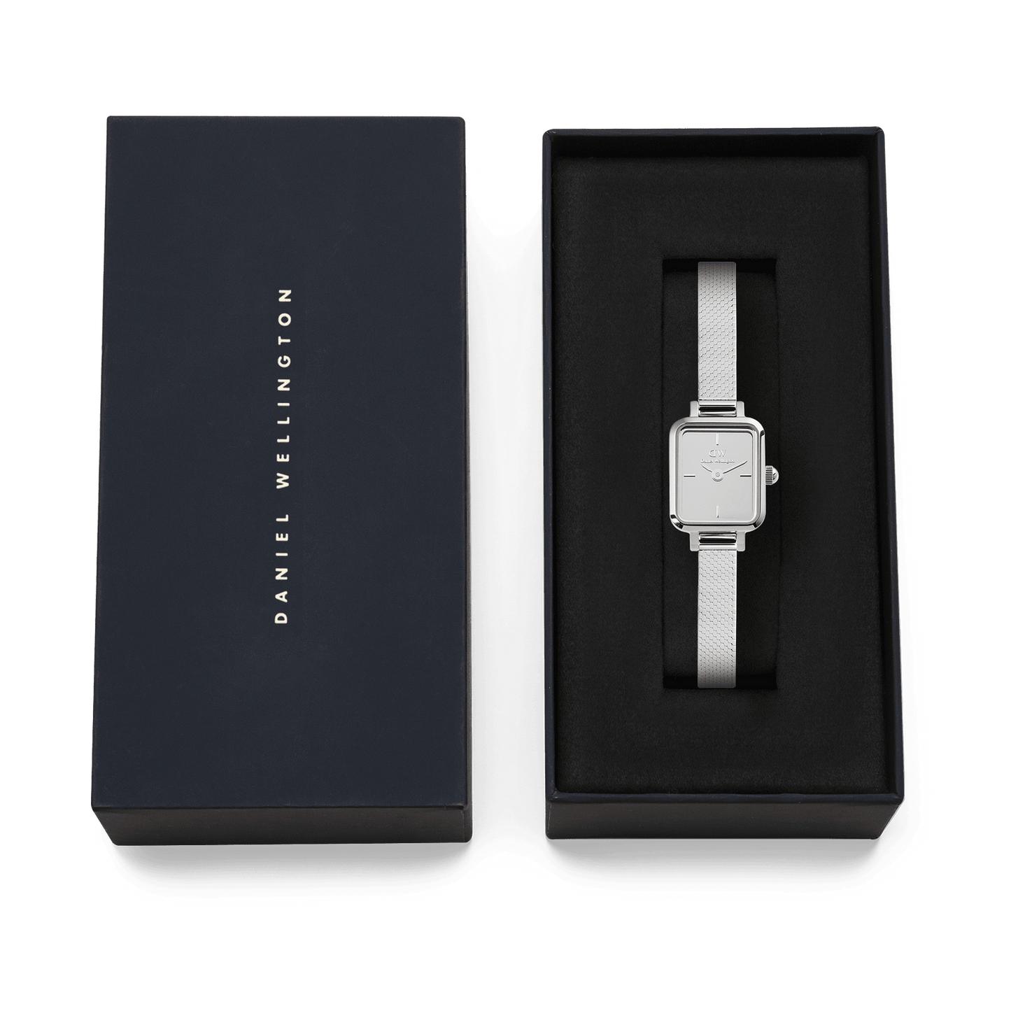 Daniel Wellington Orologio Quadro Mini Reflection Silver - DW00100800