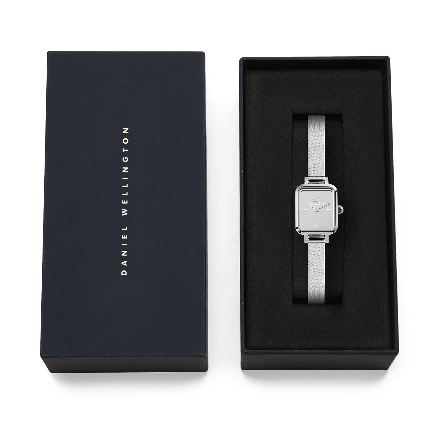 Daniel Wellington Orologio Quadro Mini Reflection Silver - DW00100800