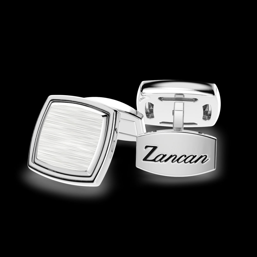 Gemelli Zancan in Argento 925 con Spinelli Neri EXG059