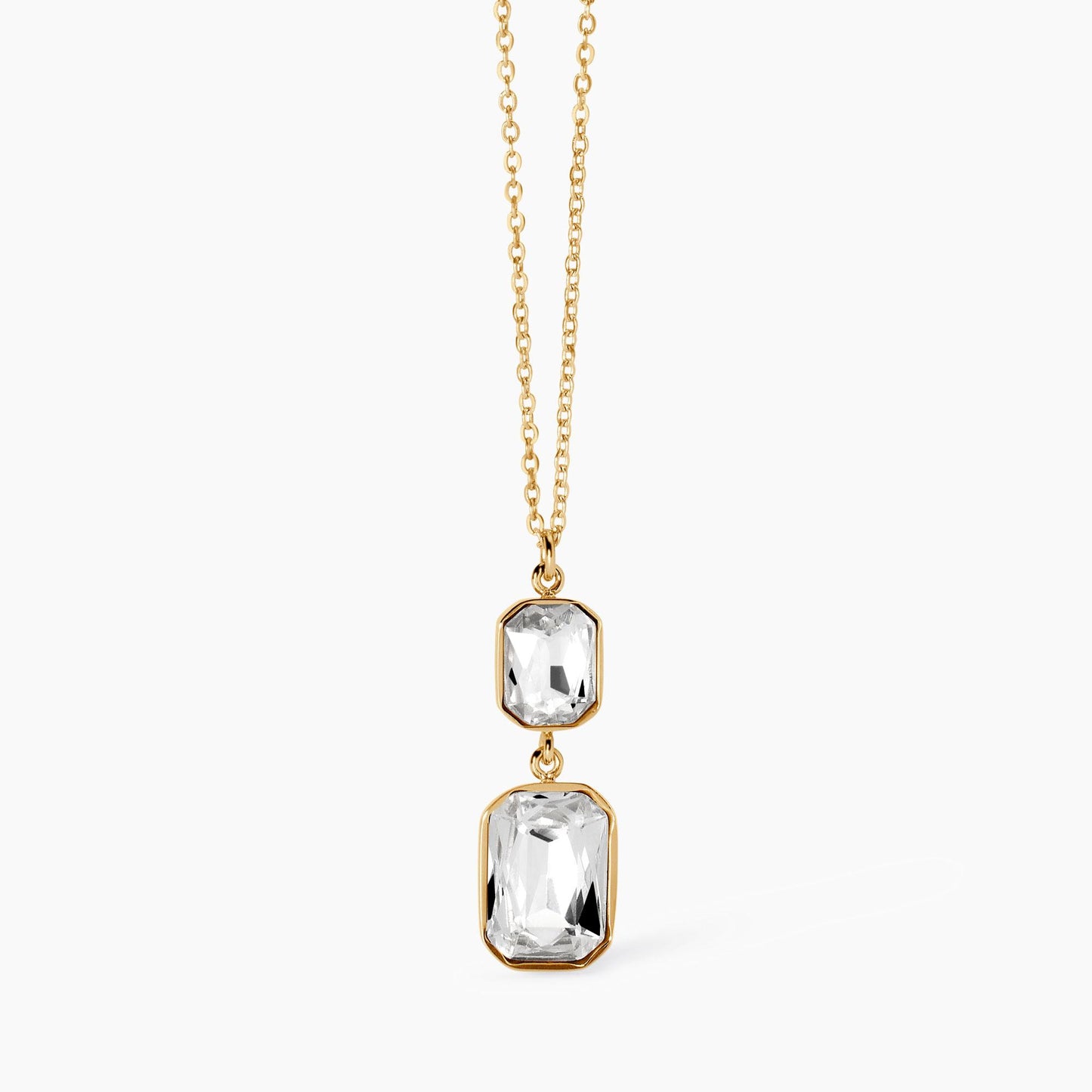 Girocollo Dorato Regolabile con Cristalli Pendenti | Cod. 851002
