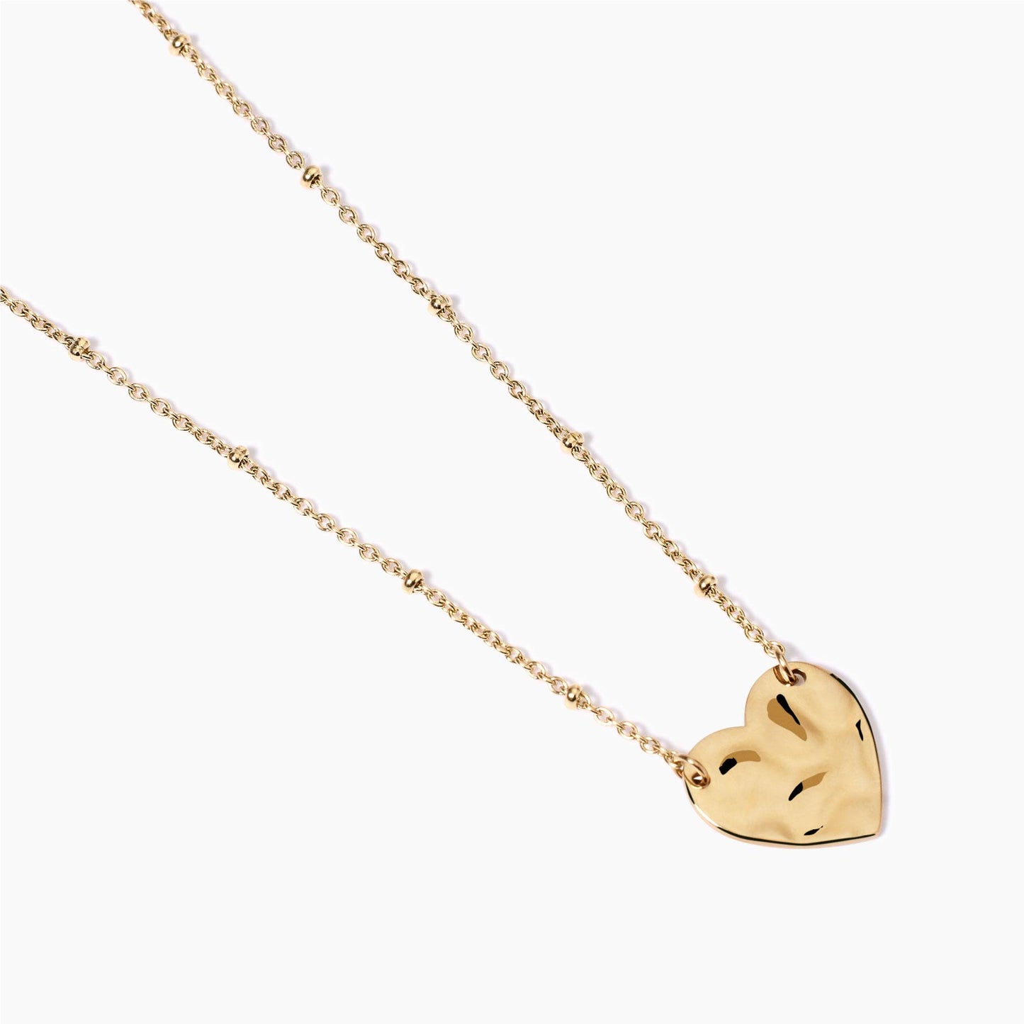 Girocollo Dorato Regolabile con Cuore Martellato | Cod. 851009 2