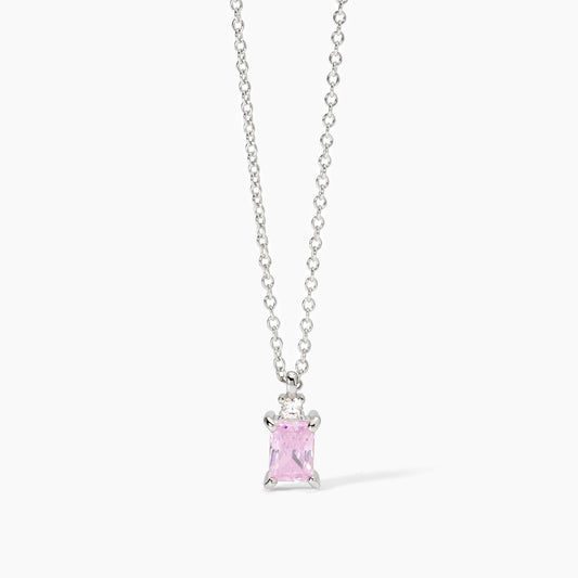 Girocollo Mabina BATTITO con Zircone Rosa e Punto Luce 553649