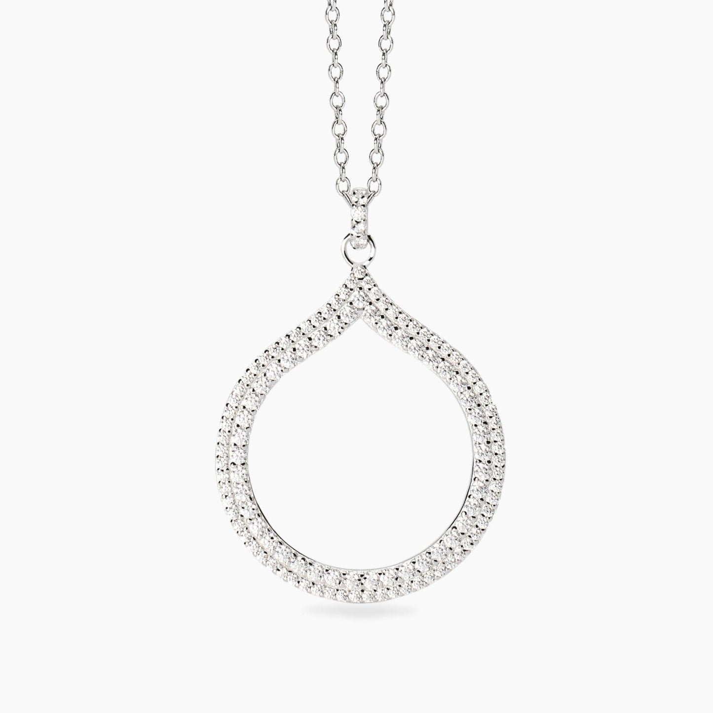 Girocollo Mabina Penelope con Pendente Goccia in Zirconi – 553783