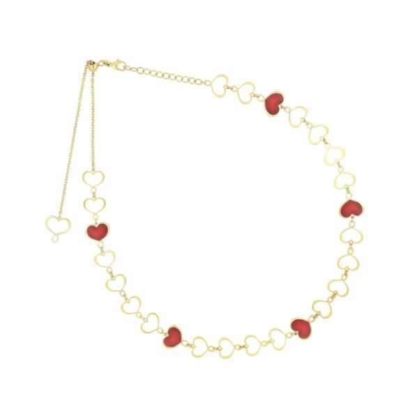 Girocollo Maman et Sophie Cuori Neri e Icone Maman | Alfano