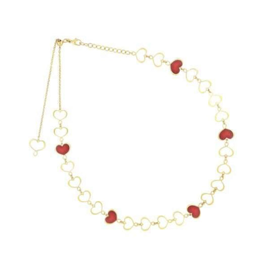 Girocollo Maman et Sophie Cuori Neri e Icone Maman | Alfano