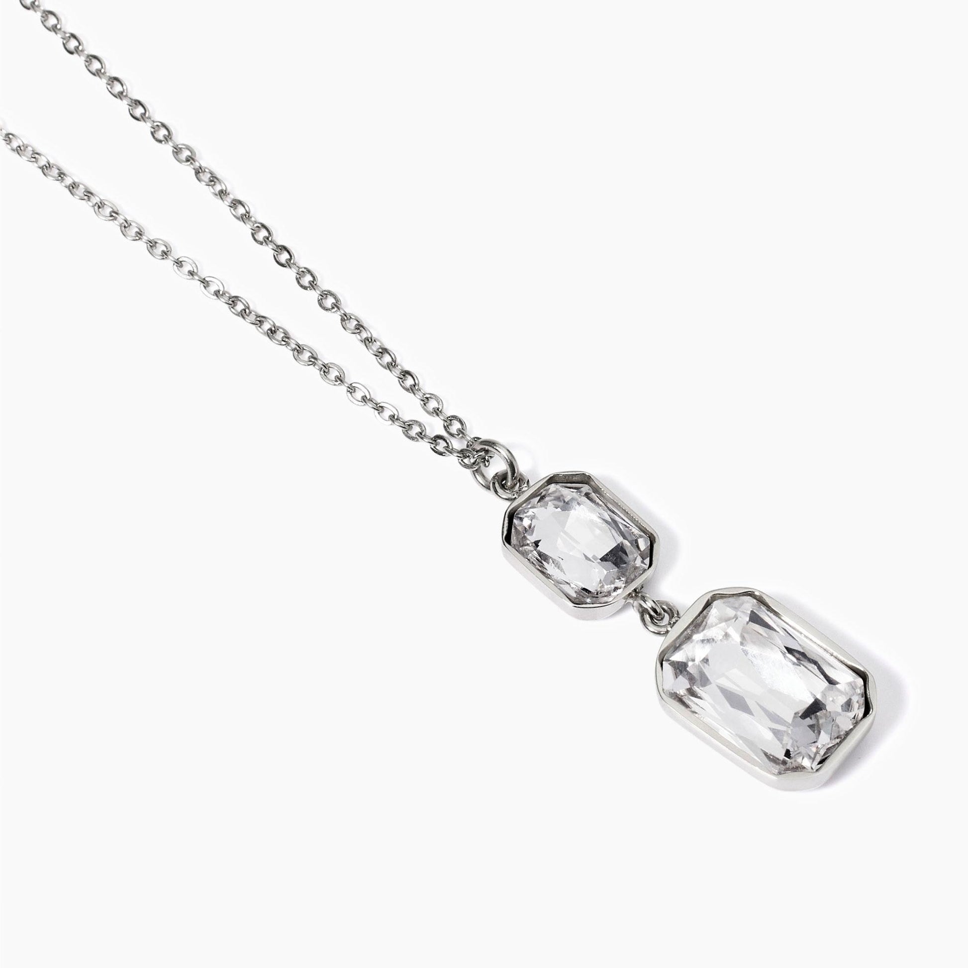 Girocollo Regolabile con Cristalli Bianchi Pendenti | Cod. 851003 2