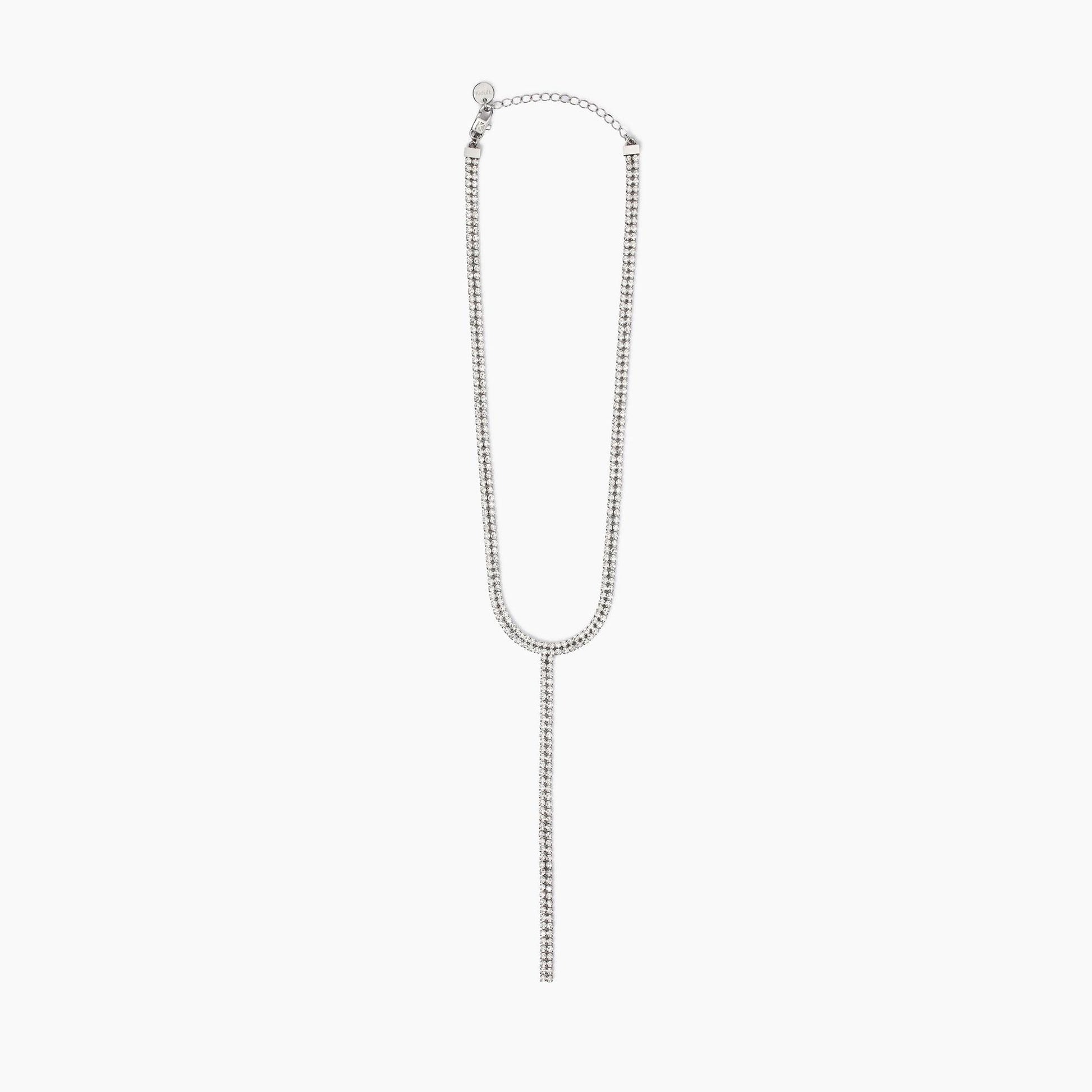 Girocollo Tennis Cravattino con Cristalli Kidult Style 10 - 851018