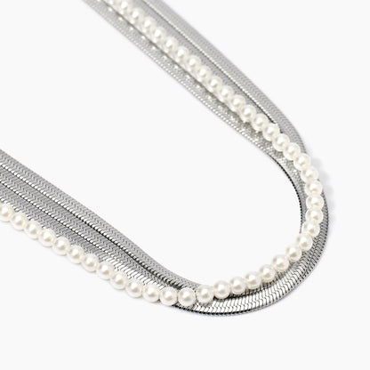 Girocollo con Catene e Perle Conchiglia Kidult Style 14 - 851021