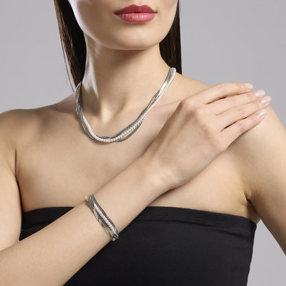 Girocollo con Catene e Perle Conchiglia Kidult Style 14 - 851021