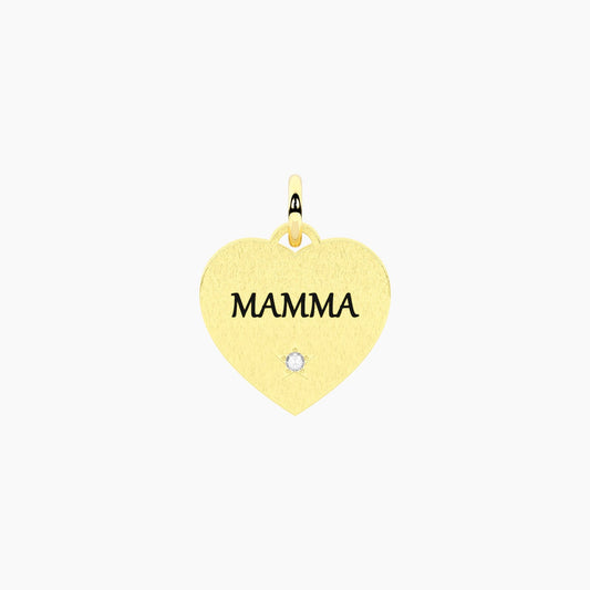 Kidult Ciondolo Mamma Cuore Dorato 741178