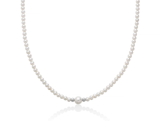 Miluna | Collana Donna Perle Boule e Fantasia - PCL6748