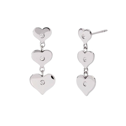 Orecchini 2Jewels Romantic 261494 Acciaio e Cristalli | Alfano Gioielli