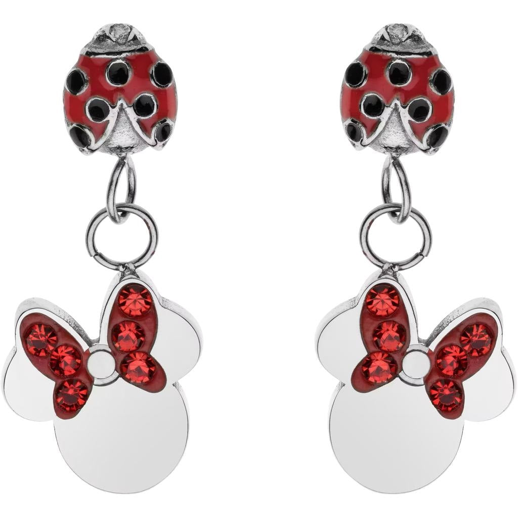 Orecchini Bambina Disney Minnie Mouse con Cristalli e Coccinella - E600195RRL.CJ