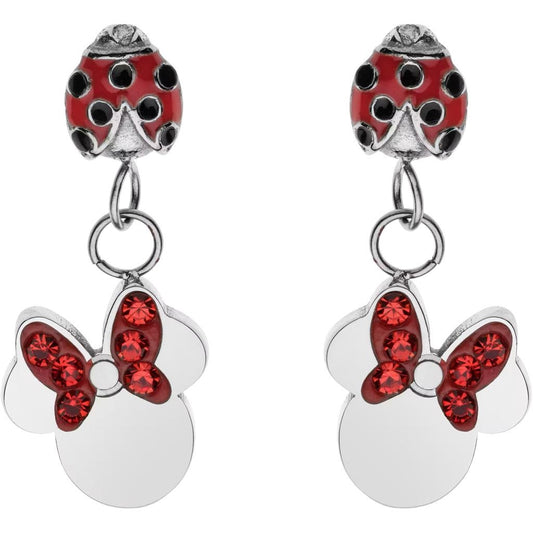 Orecchini Bambina Disney Minnie Mouse con Cristalli e Coccinella - E600195RRL.CJ