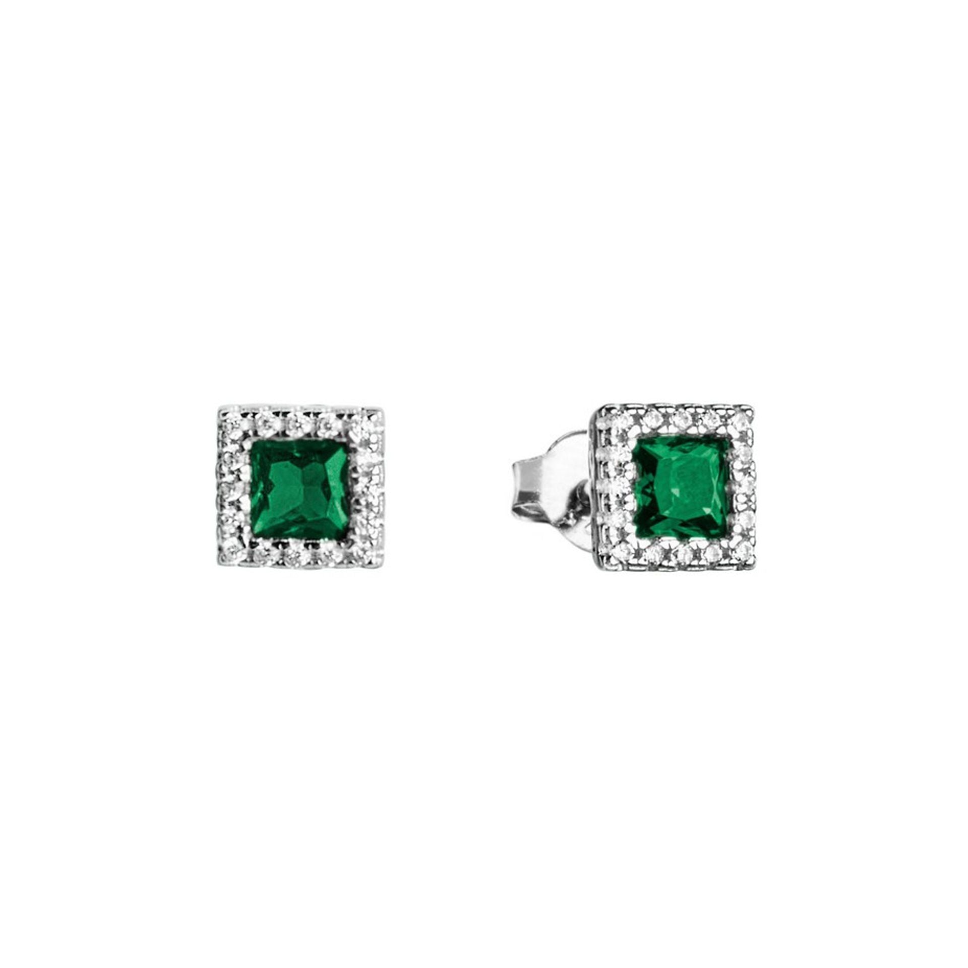 Orecchini Chimia Gioielli in Argento Colore Smeraldo | Cod. 140233