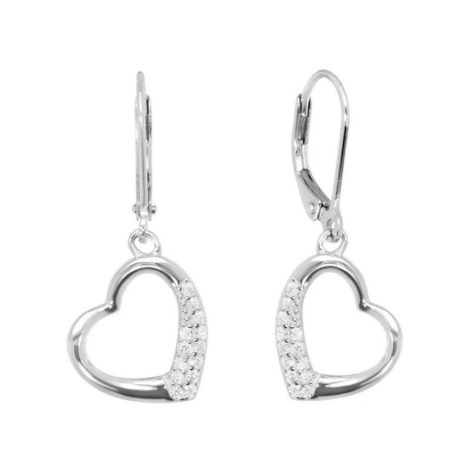 Orecchini Chimiama in Argento 925 con Pendente Cuore - Codice: 140547