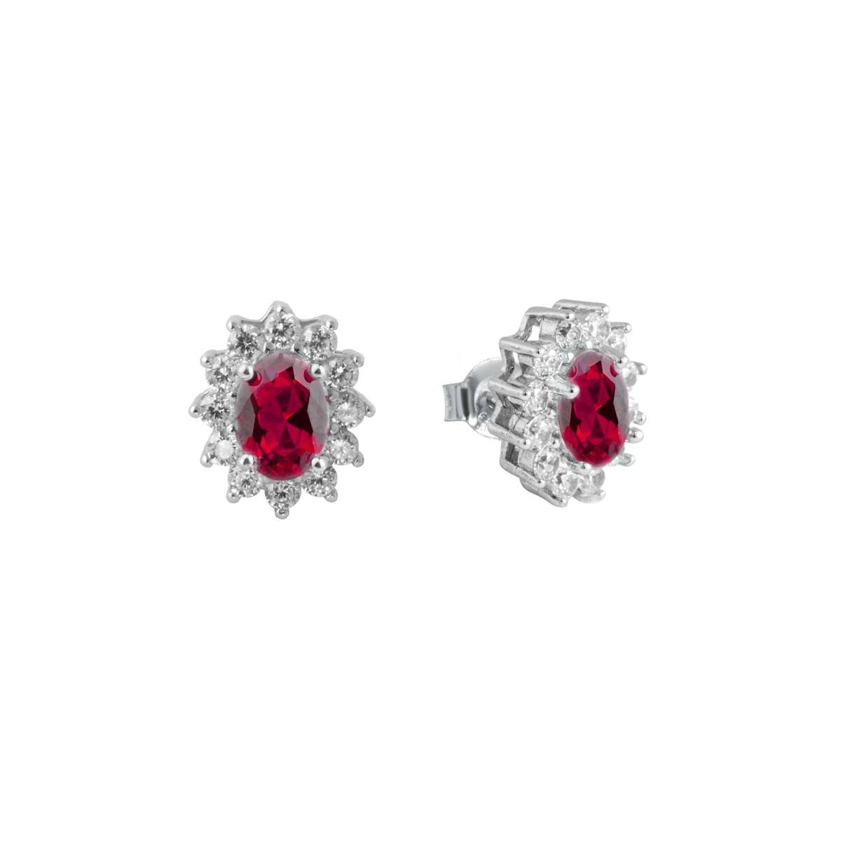 Orecchini Donna ChiMiAma 140078 Gli Orecchini Donna ChiMiAma 140078 sono un'aggiunta elegante alla tua collezione di gioielli. Realizzati in argento 925, presentano un design a cerchio con pietre rosse che aggiungono un tocco di colore e brillantezza....