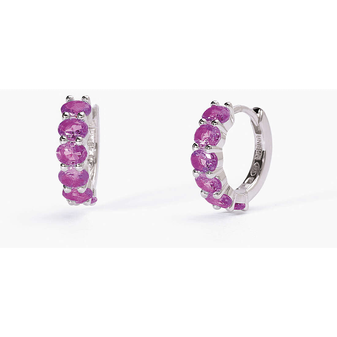 Orecchini Donna in Argento con Zircone Bianco Mabina Gioielli 563578
