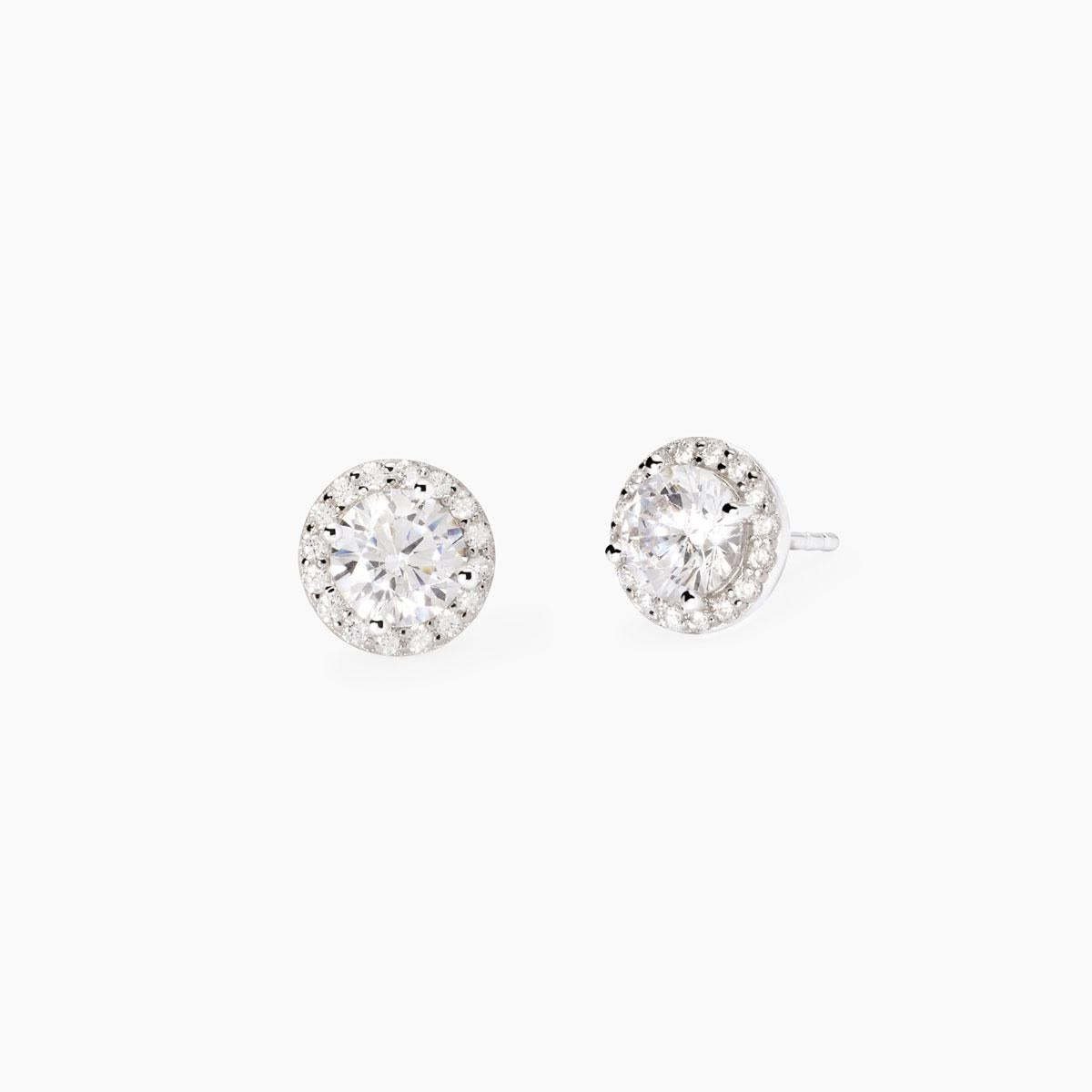 Orecchini Donna in Argento con Zirconi Mabina Gioielli Revival 563790
