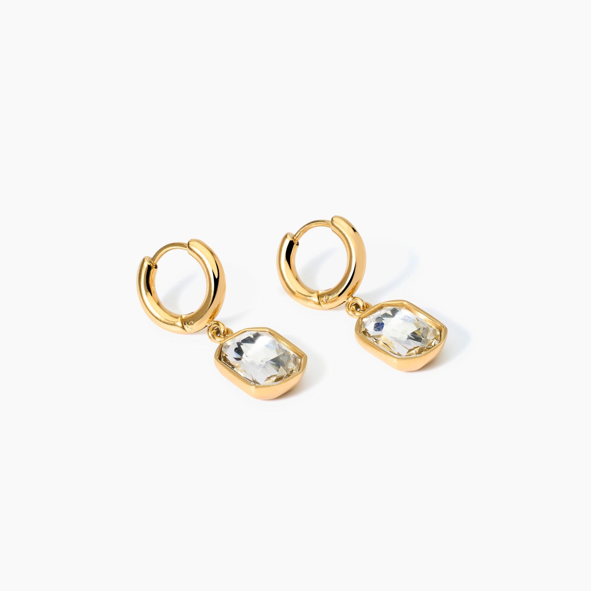Orecchini Pendenti Dorati con Cristalli | Cod. 861001