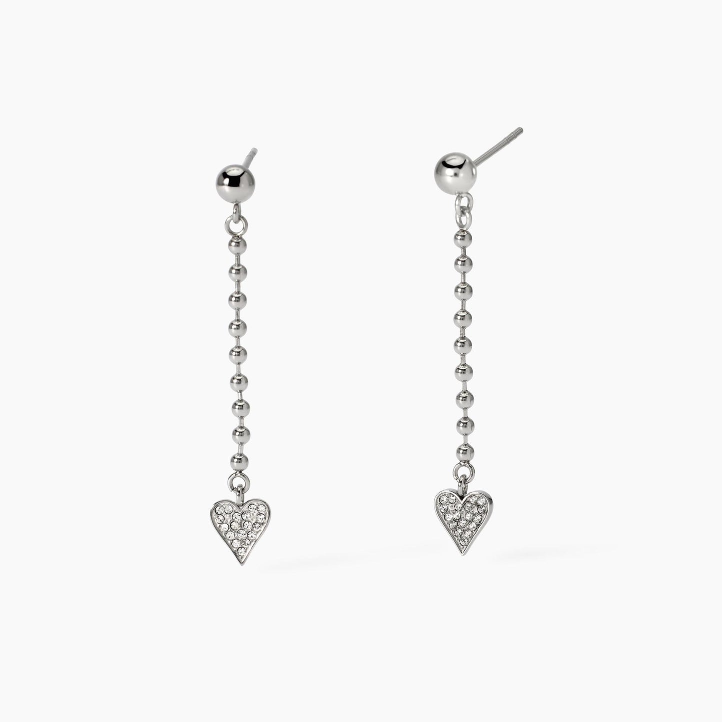 Orecchini Pendenti Kidult Style 18 con Cuori in Cristalli - 861037