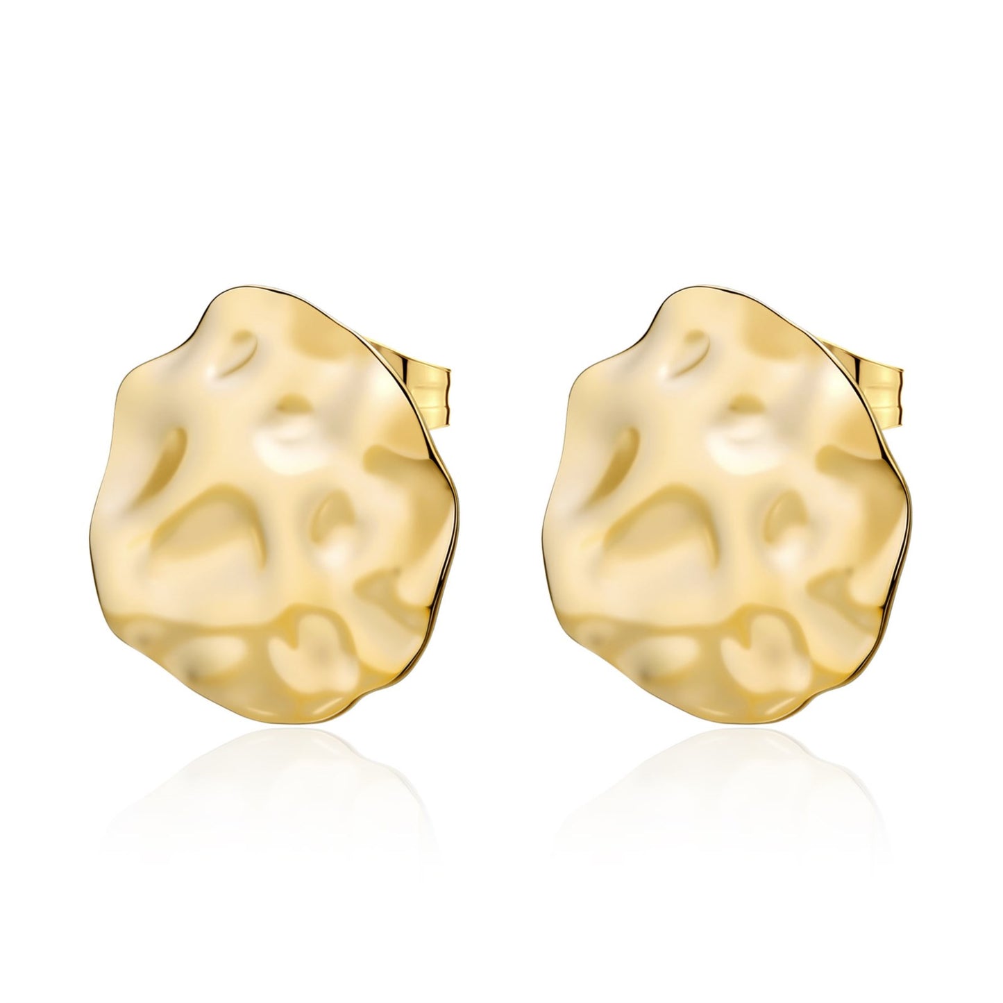 Orecchini Sagapò Donna ELYSIUM - Orecchini a Lobo in Acciaio 316L PVD Oro 14K - Codice: SUM26