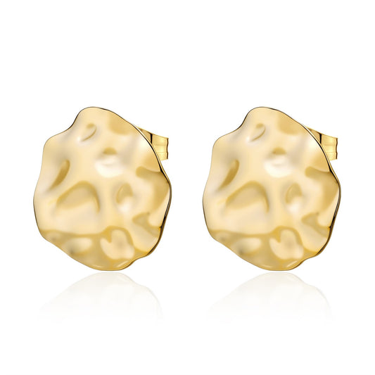 Orecchini Sagapò Donna ELYSIUM - Orecchini a Lobo in Acciaio 316L PVD Oro 14K - Codice: SUM26