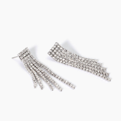 Orecchini Tennis Kidult Style 10 in Acciaio 316L con Cristalli - 861012 2