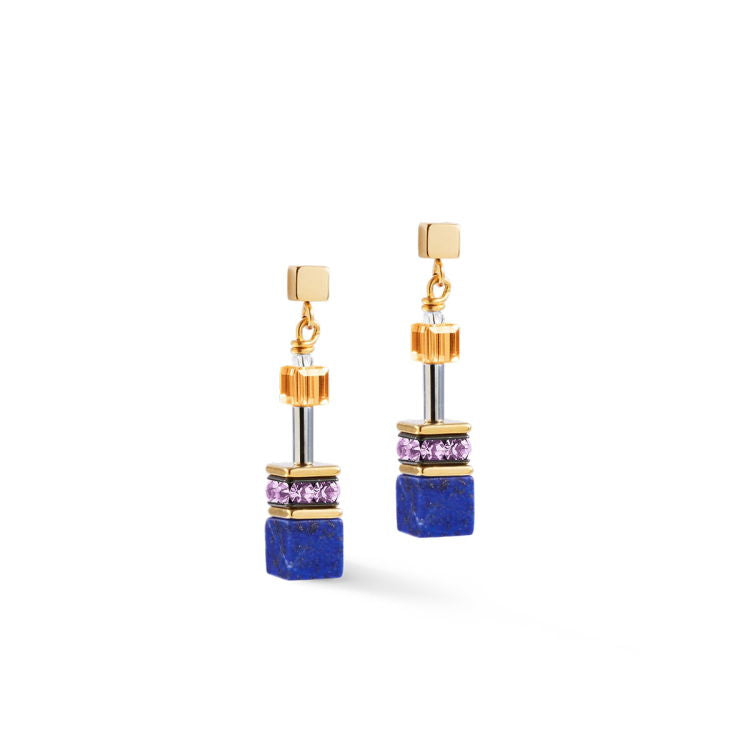 Orecchini a Lobo Coeur de Lion GeoCUBE® Iconic Precious - Multicolor 4905/21-1559