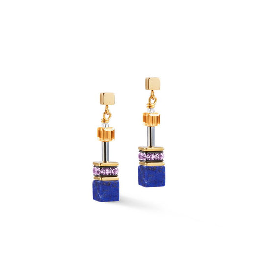 Orecchini a Lobo Coeur de Lion GeoCUBE® Iconic Precious - Multicolor 4905/21-1559