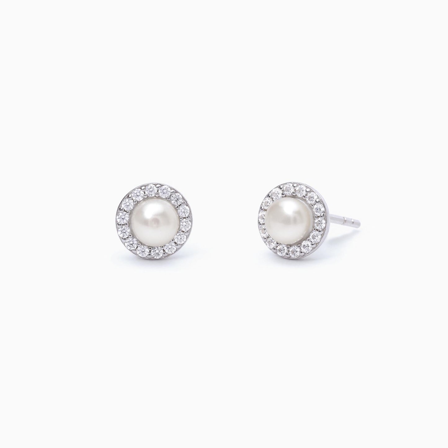 Orecchini a Lobo Mabina MILANESIENNE con Perle Coltivate e Zirconi 563553