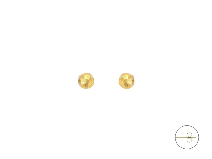 Orecchini a Perno 4US - Acciaio e PVD Oro (4UOR7863)