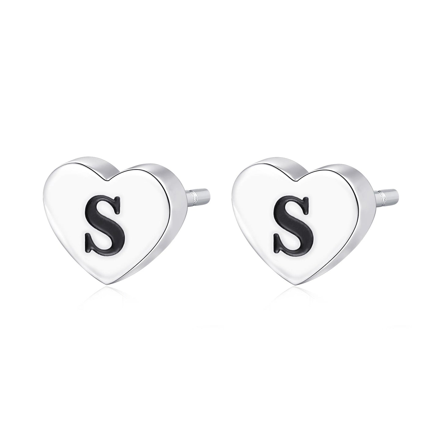 Orecchini in Acciaio Lettera S - S'Agapo - SCK111