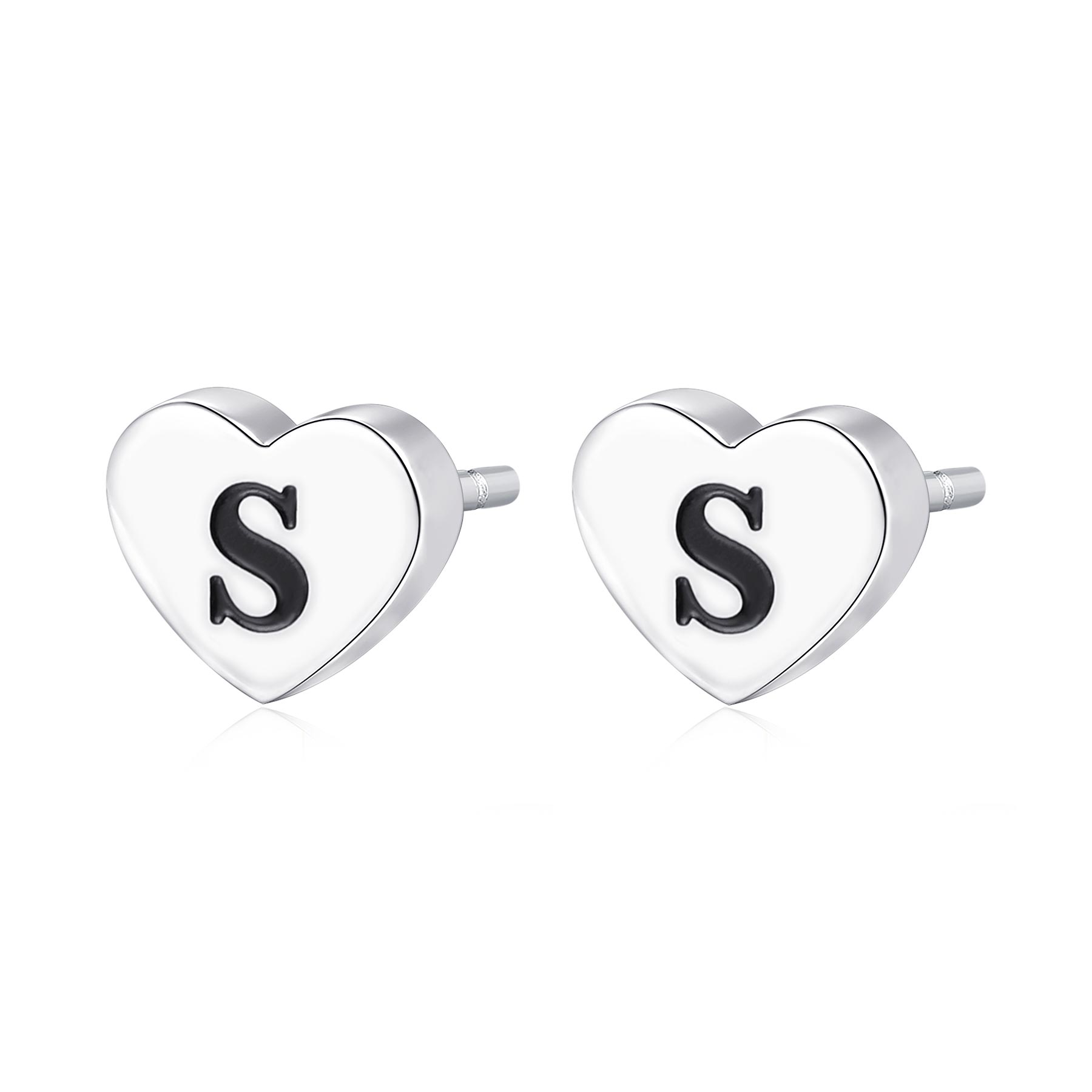 Orecchini in Acciaio Lettera S - S'Agapo - SCK111