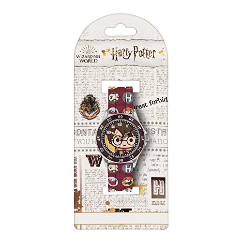 Orologio Analogico al Quarzo Disney Harry Potter TIME Teacher - Rosso - HP9049