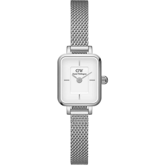 Orologio Donna Daniel Wellington Quadro Mini DW00100726 in Acciaio Argentato