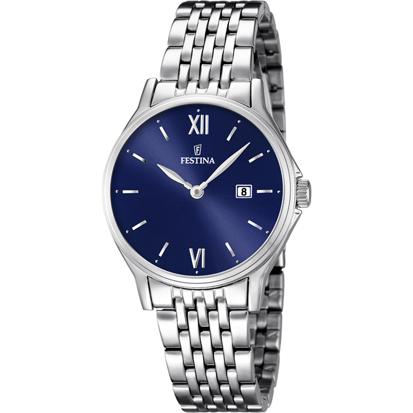 Orologio Donna Festina Classics F16748/3 - Blu con Cinturino in Acciaio