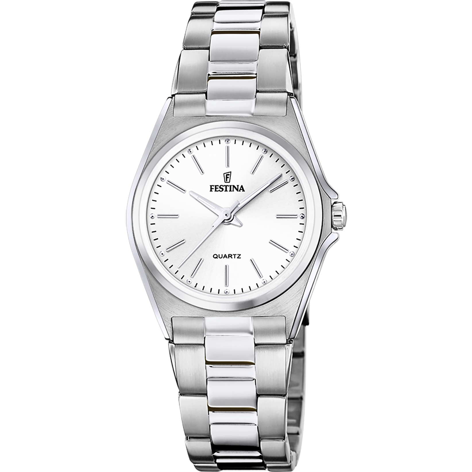 Orologio Donna Festina Classics F20553/2 - Bianco con Cinturino in Acciaio