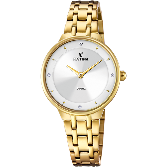 Orologio Donna Festina F20601/1 - Argento e Oro con Cinturino in Acciaio