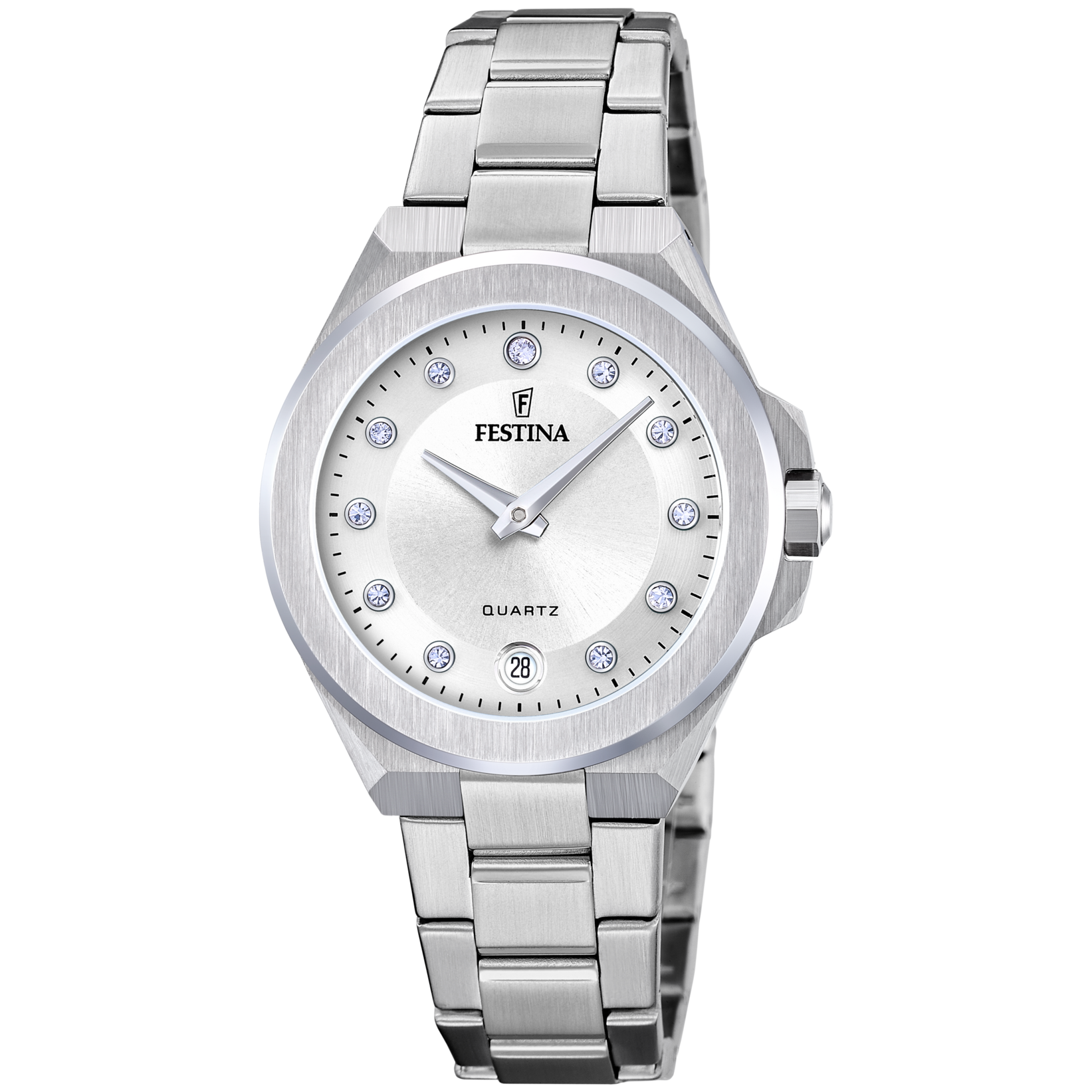 Orologio Donna Festina F20700/1 - Grigio con Cinturino in Acciaio Inossidabile