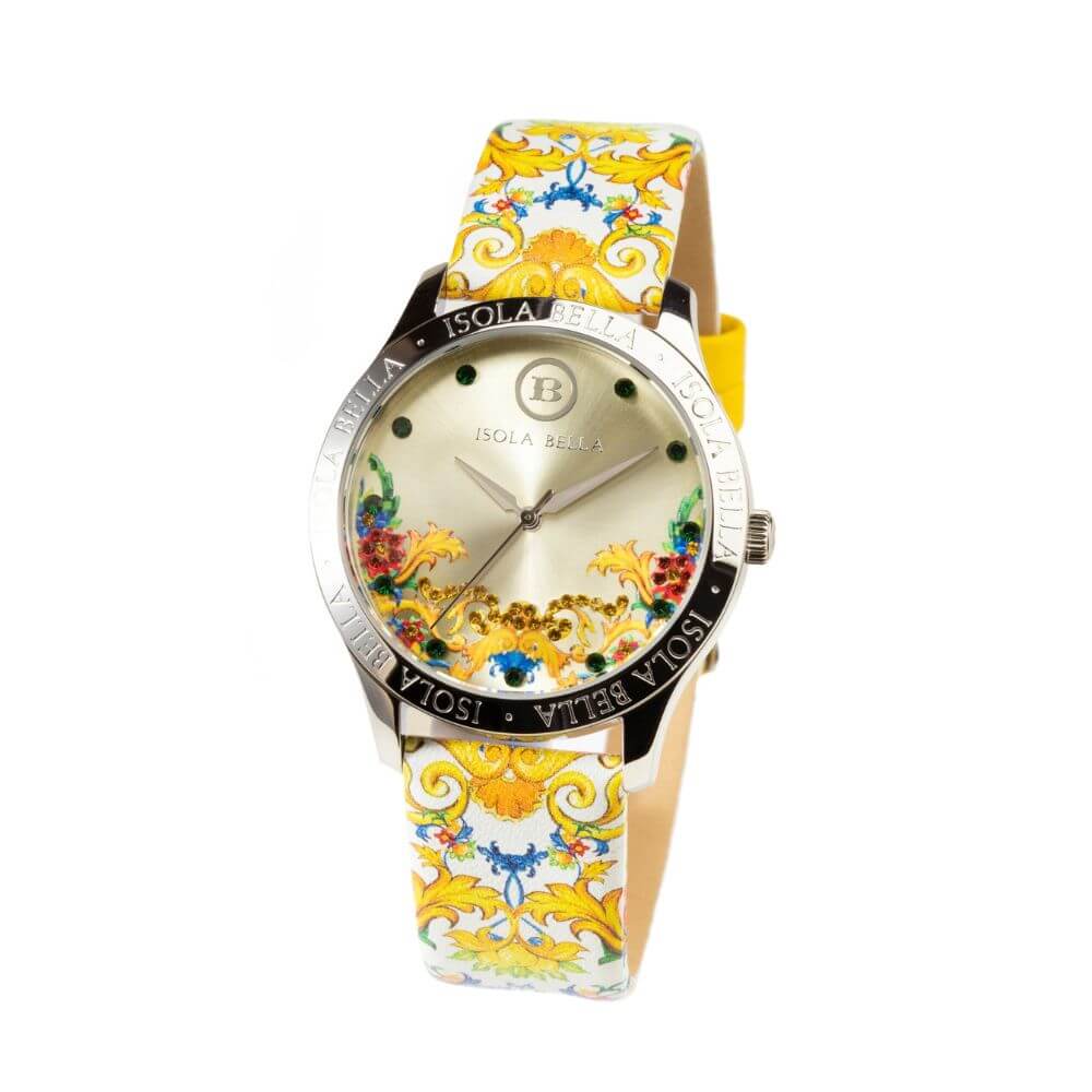 Orologio Isola Bella in Acciaio e Pelle | Greche – 40000100