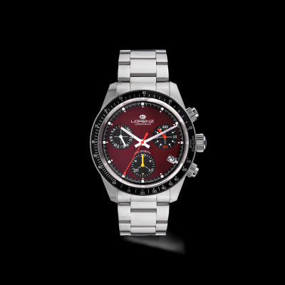 Orologio Lorenz California Cronografo Uomo - Quadrante Bordeaux 090003BY